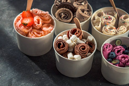 Opeartion Principles of Ice Cream Roll Machine