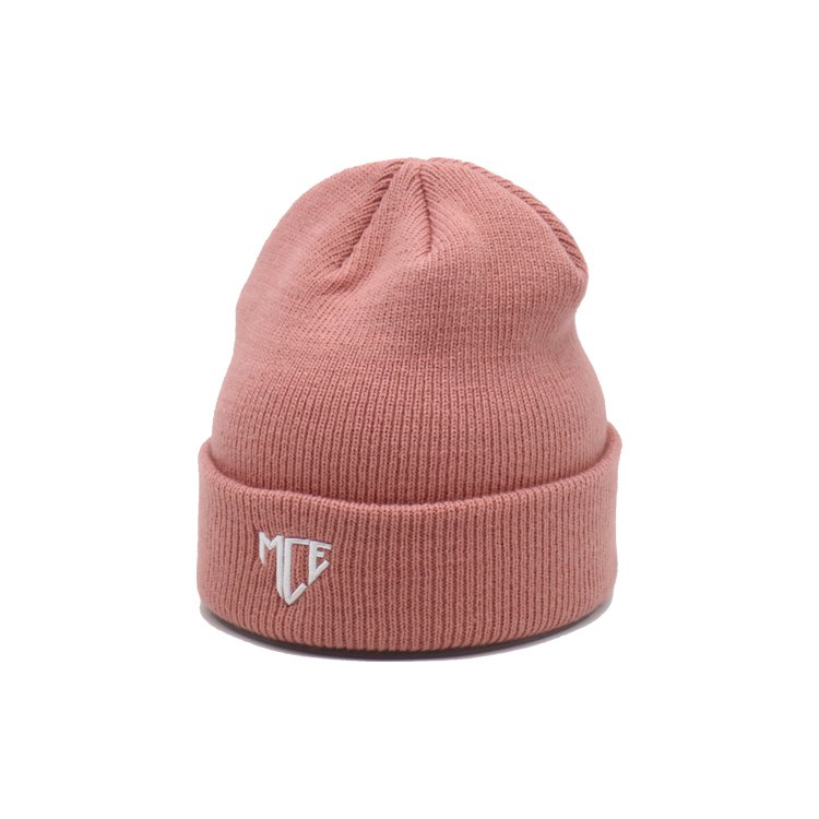 BSCI Wholesale Blank Acrylic Skull Knitted Custom Beanie with Logo High Quality Unisex Thick Ski Slouchy Winter Beanie hats